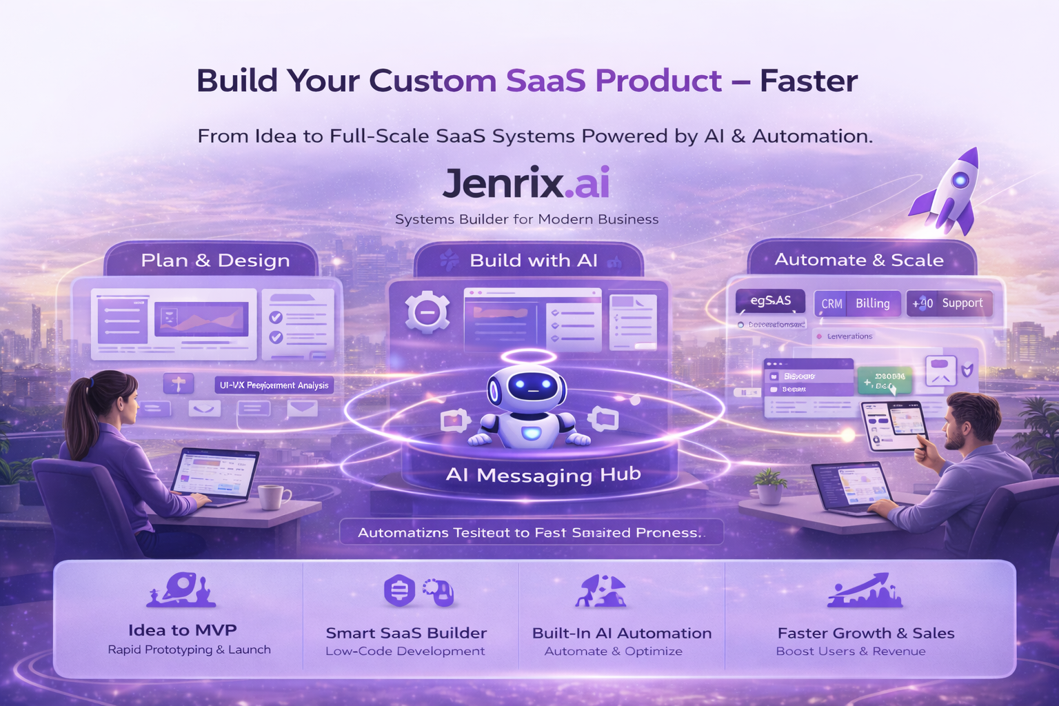 Custom SaaS Products by Jenrix AI